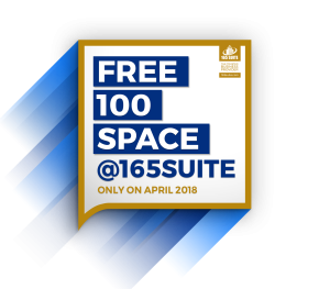 165 SUITE - April Promo Free 100 CoWorking Space